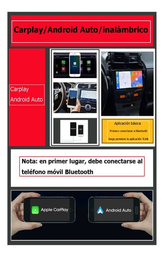 Radio Estereo Android Toyota Corolla 2007-2012 4+32g Carplay Foto 6