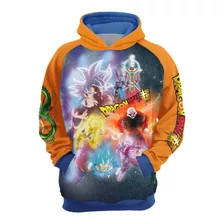 Sudadera Sublimada Dragon Ball Super Fighters Infantil