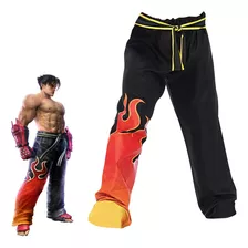 Cosplay Jin Kazama Tekken Calça E Faixa 