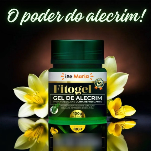 Kit Massageador - 3 Gel Fitogel 200g + 1 Gel De Alecrim 100g