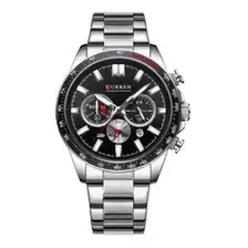 Reloj Para Hombre Curren Kred Kred590201 Plateado