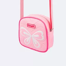 Bolsa Infantil Pampili Eco Amigável Borboleta Rosa 600.1144