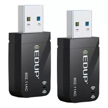 Edup Mini Adaptador Wifi 802.11ac Banda Dual 1300mbps Pc