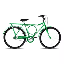 Bicicleta 26 Barra Forte Circular Compl Verde Pronta Entrega