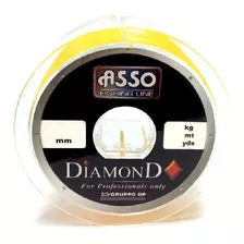 Nylon Tanza Asso Diamond 0.24 Baja Memoria Carrete X 100 Metros