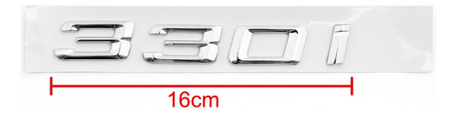 Emblema De Coche Metlico 330i Para Bmw E46 E90 E92 F30 Foto 2