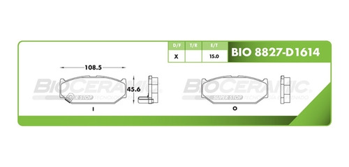 Balatas Delanteras Ceramica Suzuki Ciaz 2015-2019 8827d1614 Foto 6