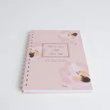 Cuaderno Rosas Espira Escritorio Morph