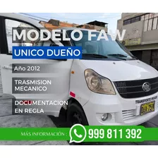  Modelo Faw _ Venta De Minivan Por Liquidación (oferta)