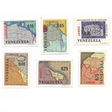 Estampillas Venezuela Completas, Mapa Reclamacion Guayana 66