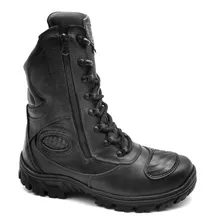 Bota Bmbrasil Militar Cano Alto 2 Ziper 5180/01 Bombeiro