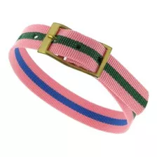 12 Mm Slide Through Sports Wrap Nylon Textile Pink Green Blu