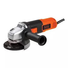 Esmerilhadeira Angular 115mm Black Decker, Modelo G720k12, Com Potência De 820w, 12 Discos Ideal Para Trabalhos Em Serralherias, 127v