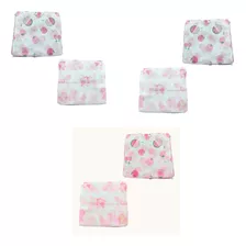 6 Un Toalha De Banho Bebe Fralda Estampada 1,20mx60cm Banhão