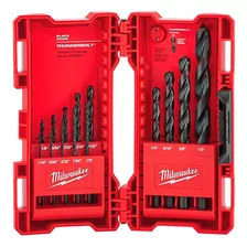 Brocas Milwaukee Con Acabado Óxido Negro Thunderbolt 14 Pz