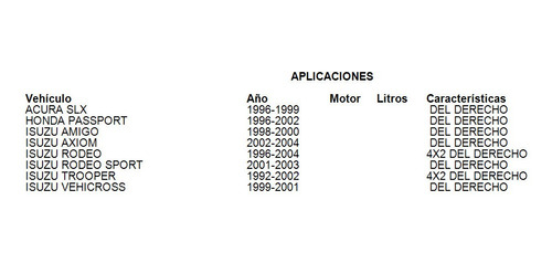 Tornillo Estabilizador Del Derecho Isuzu Amigo 2000 Trw Foto 3