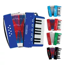 Acordeon Sanfona Infantil Turbinho 8 Baixos - Cores 