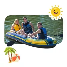 Bote Inflable Challenger 3 Set 2 Rem+inf 295x137x43 Cm Intex