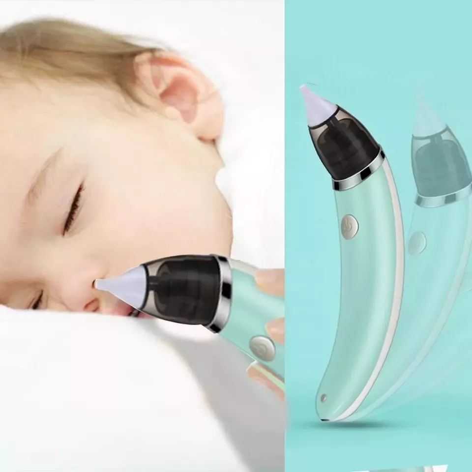 Aspirador Nasal Eléctrico Para Bebé Saca Moco Porta