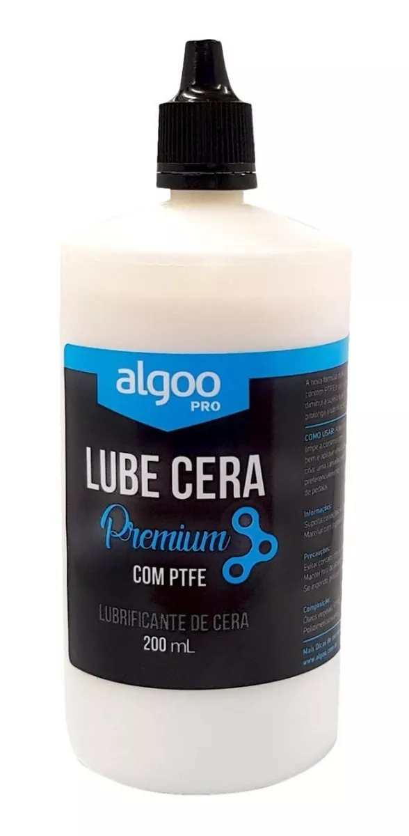 Lubrificante Corrente Algoo Pro Lube Cera Premium Ptfe 200ml