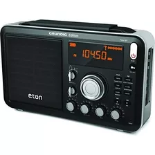 Eton Field Radio Amfm Con Rds Y Onda Corta Color Negro Ngwfb