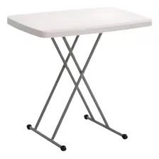 Mesa Dobrável Robust Altura Regulável 80cm Branca - Ntk Cor Branco