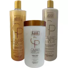 Kit Tratamento Capilar Lisse Profissional Linha Caviar 1 L