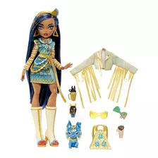 Boneca Monster High Cleo De Nile Da Moda Pet Magico Ed 2023