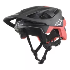 Casco Mtb Bici Vector Pro - Atom Helmet Alpinestar Color Rojo Talle L