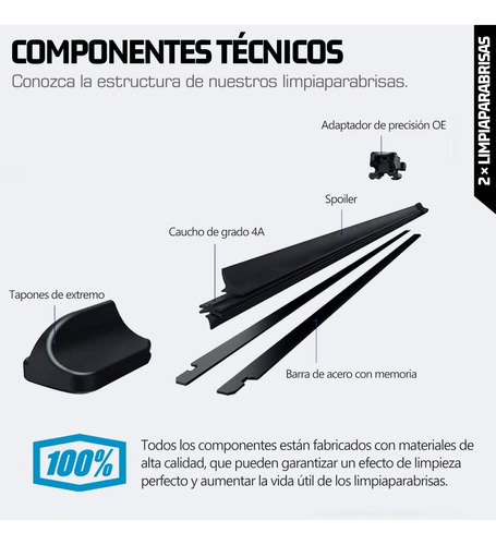 Limpiaparabrisas Para Chevrolet Silverado 3500 2014-2017 Foto 5