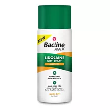 Bactine Max Spray Para Tatuaje O Piercing Anestesia 176 Ml