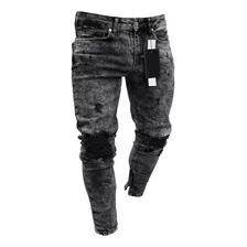  Mens Rasgado Jeans Skinny 6