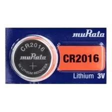 Bateria Botão Cr2016 Murata 01 Un.