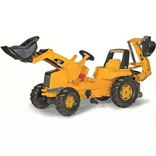 Rolly Toys Construcción Cat Tractor A Pedales: Retroexcavado