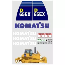 Adesivos Trator De Esteira Komatsu D65ex D65 Ex 00427 