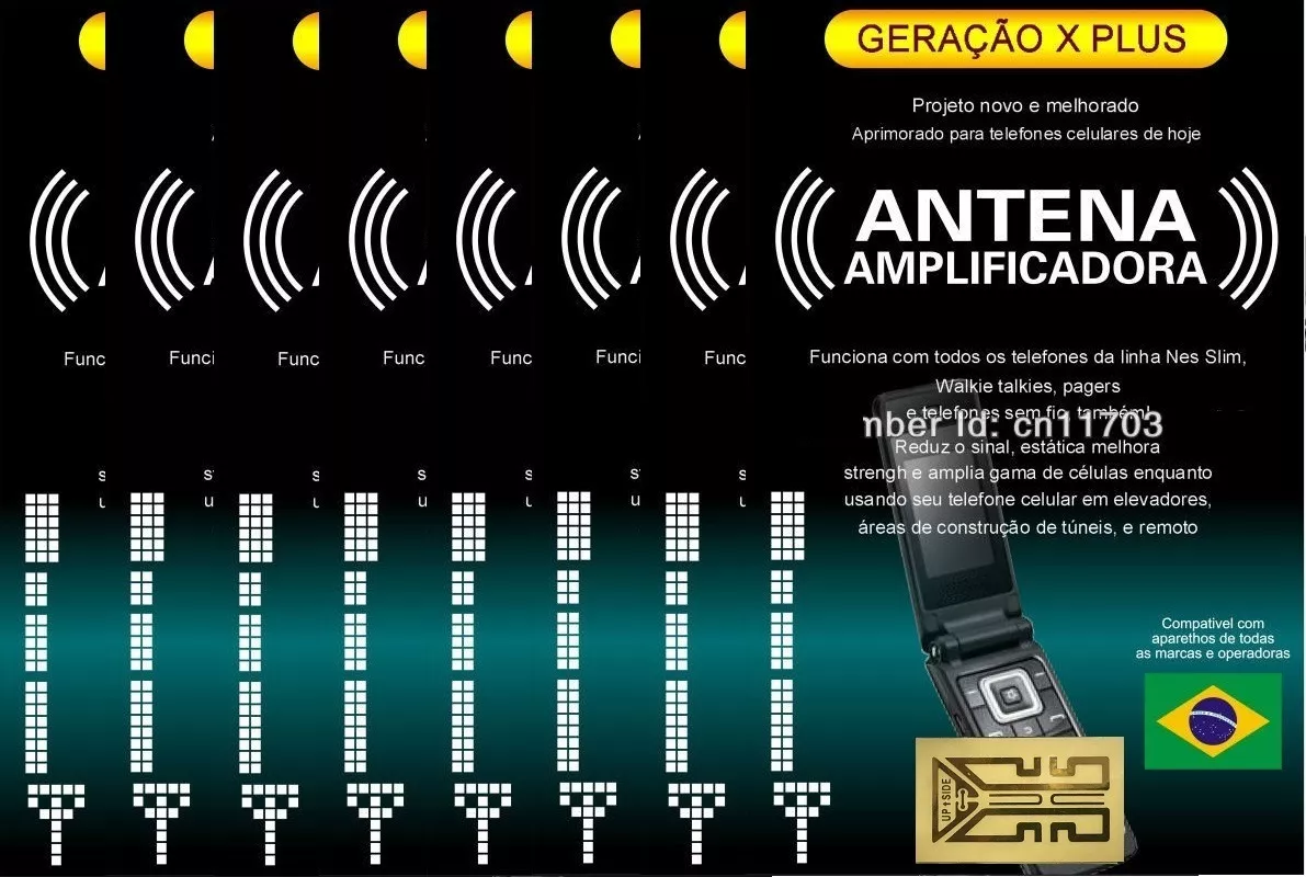 Frete Grátis 02 Antenas De Sinal Celular Tim Vivo Oi Claro