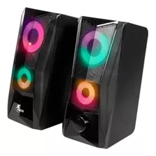 Parlantes Gamer Estereo Multimedia 2.0 Rgb Usb Para Pc Xtech