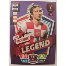 Luka Modric Carta #20 Legend Adrenalyn Xl Mundial Qatar 2022