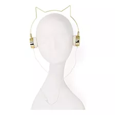 Lux Accessories Auriculares Inalámbricos Gold Cat Ears Edi.