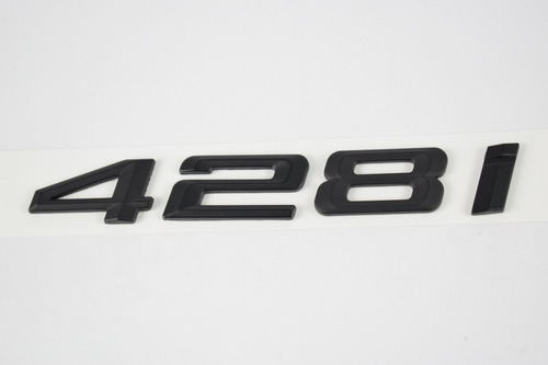 Emblema Para Bmw 428i Autoadherible Color Negro Mate Foto 2