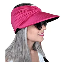 Viseira Praia Bone Feminino Proteção Solar Viseira Turbante