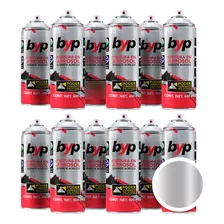 Pack 12 Aerosoles Byp, Pintura Spray, Dorado/plateado, 400ml