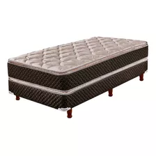 Sommier Sommier Cannon Espuma Exclusive Pillow Top 1 1/2 Plaza De 190cmx100cm Marrón Y Beige