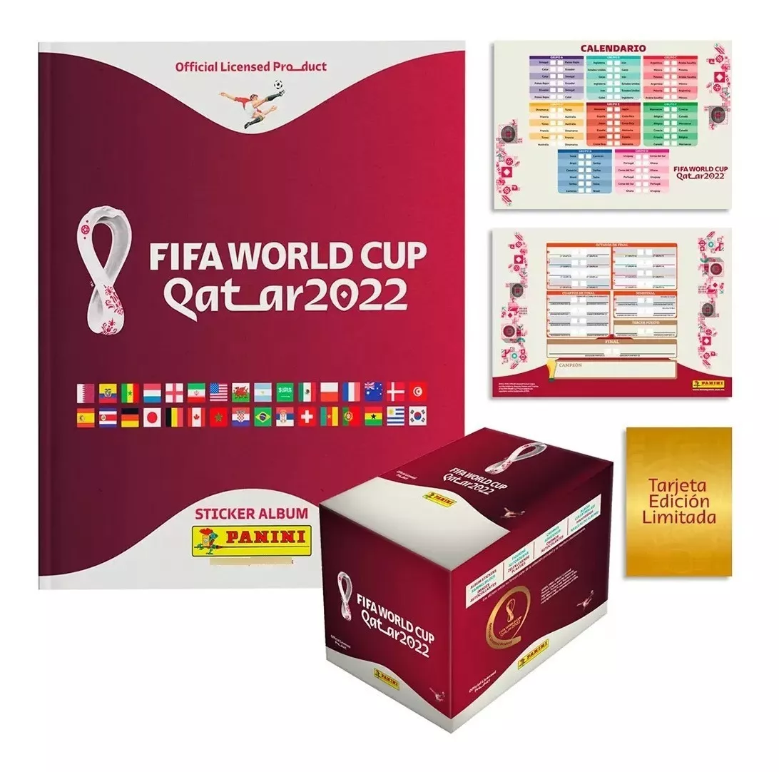 Álbum Oficial Fifa Pasta Dura Mundial Qatar 2022+104 Sobres