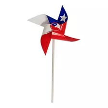 Remolino Bandera Chilena Fiestas Patrias 20 Cm 12 Unidades 