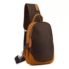 Bolso Bandolera De Cuero Para Hombre Leathario, Bolso De Pec