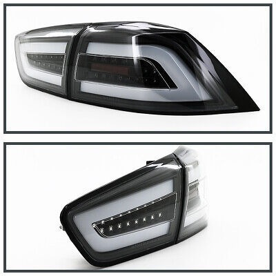 Black Fits 2008-2017 Mitsubishi Lancer Evolution 4dr Led  Kg Foto 9