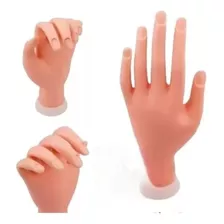 Mano Flexible Para Practica Manicura Uñas Esculpidas