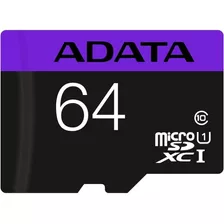 Memoria Micro Sd Xc Adata Uhs-i 64gb Clase 10 C/ Adap