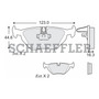 Balatas De Disco Traseras Bmw M Coupe Z4 2007-2009 3.2l Fag